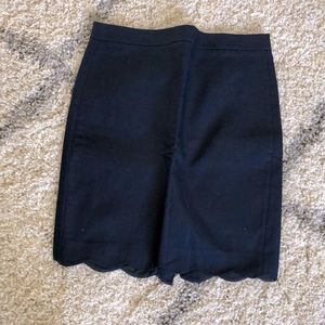 J. Crew Scallop Skirt